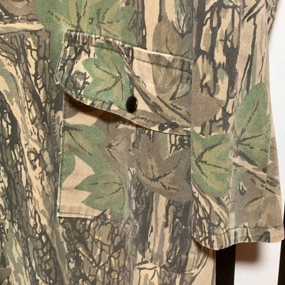 Vintage Camouflage Hunting Outdoorsman Zip Up Coveralls 3XL XXXL 3X Big & Tall - Picture 5 of 17